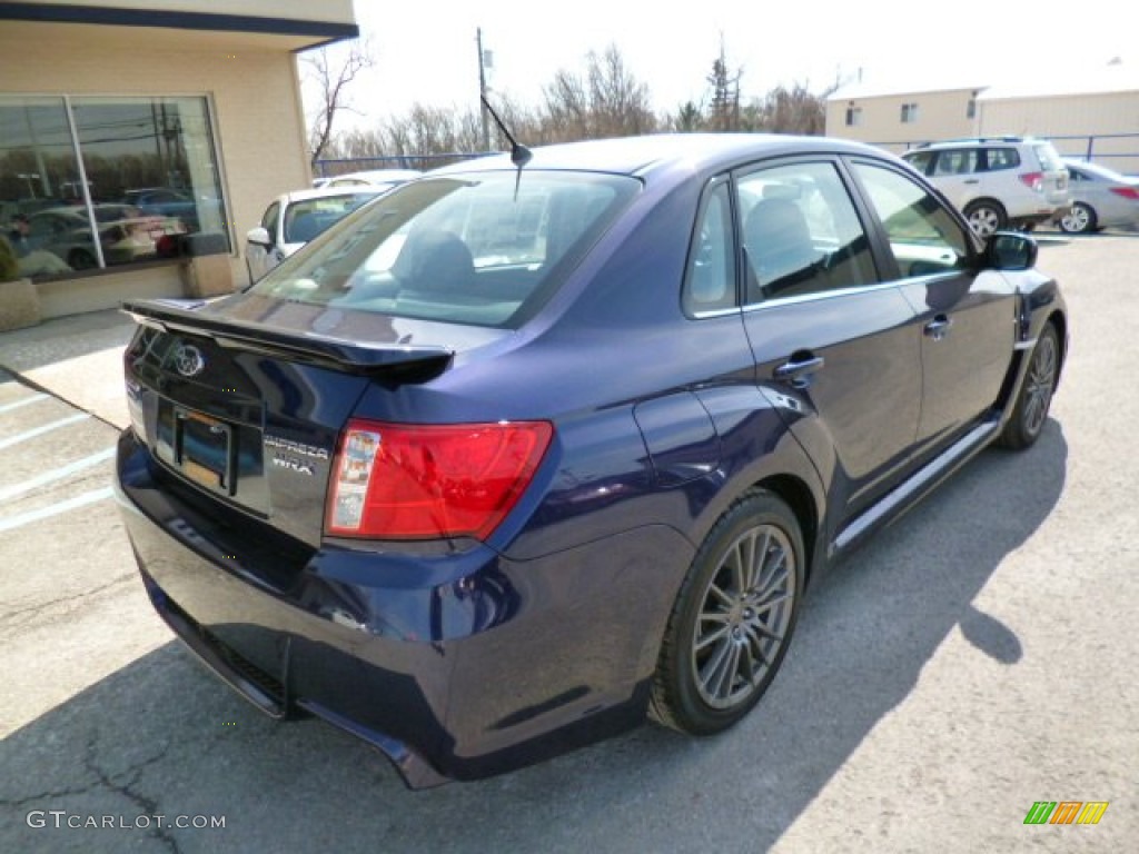 2014 Impreza WRX 4 Door - Plasma Blue Pearl / Carbon Black photo #7
