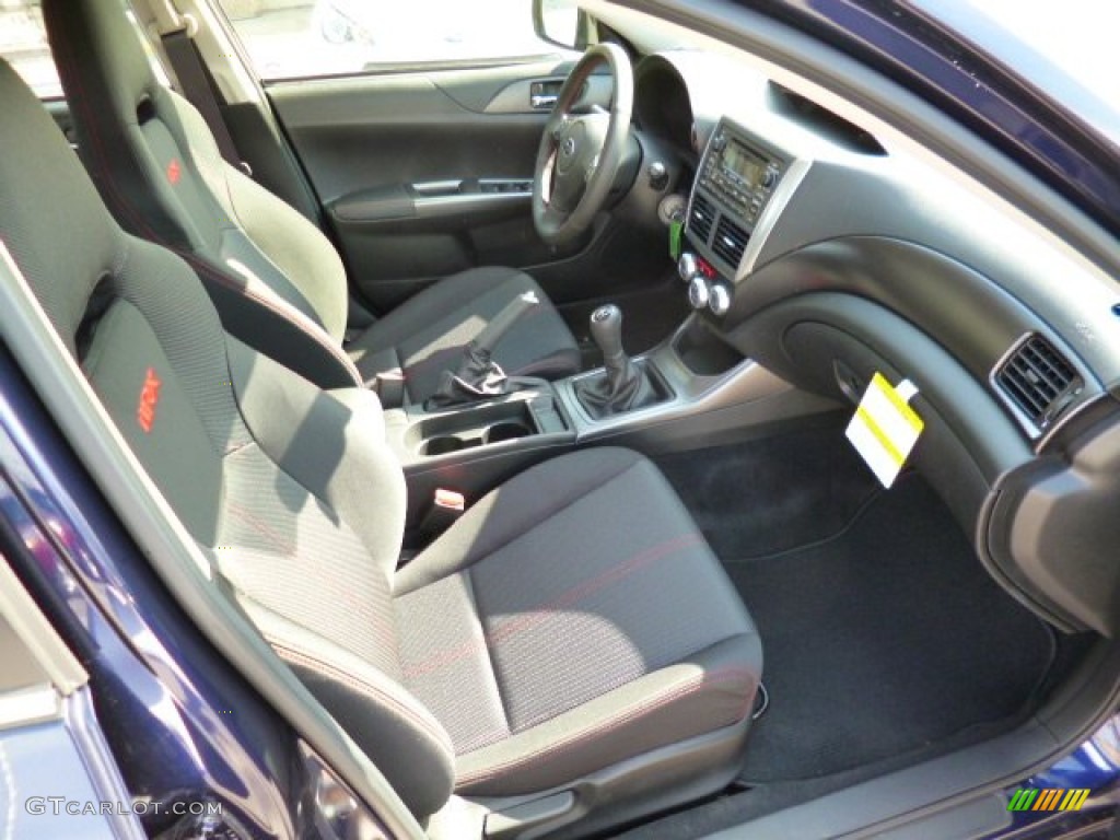 2014 Impreza WRX 4 Door - Plasma Blue Pearl / Carbon Black photo #10