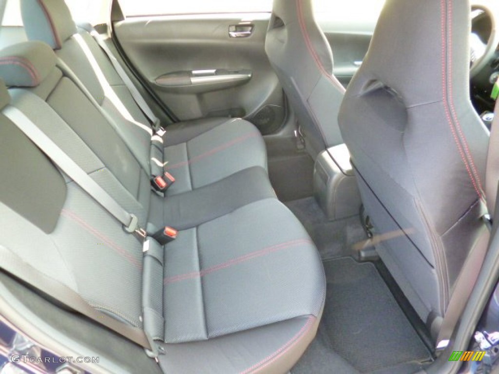 2014 Impreza WRX 4 Door - Plasma Blue Pearl / Carbon Black photo #12