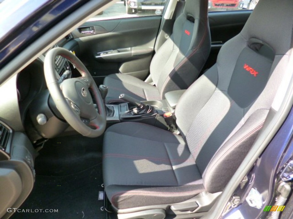 2014 Impreza WRX 4 Door - Plasma Blue Pearl / Carbon Black photo #15