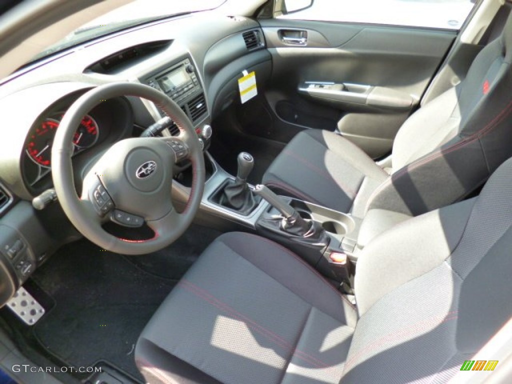 2014 Impreza WRX 4 Door - Plasma Blue Pearl / Carbon Black photo #16