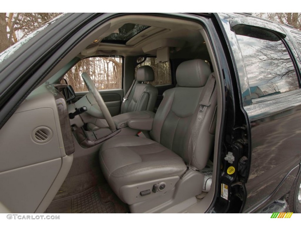 2005 Yukon Denali AWD - Onyx Black / Stone Gray photo #14