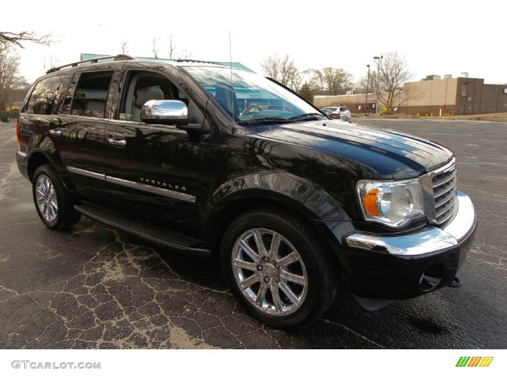 2008 Aspen Limited 4WD - Brilliant Black Crystal Pearl / Light Graystone photo #9