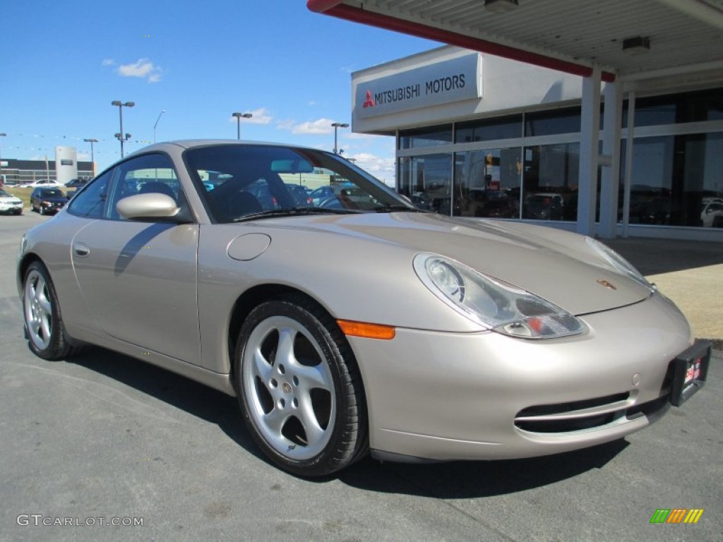 2000 911 Carrera Coupe - Mirage Metallic / Black photo #1