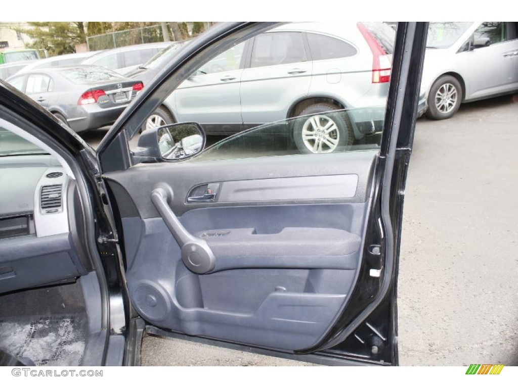 2009 CR-V LX 4WD - Crystal Black Pearl / Gray photo #16