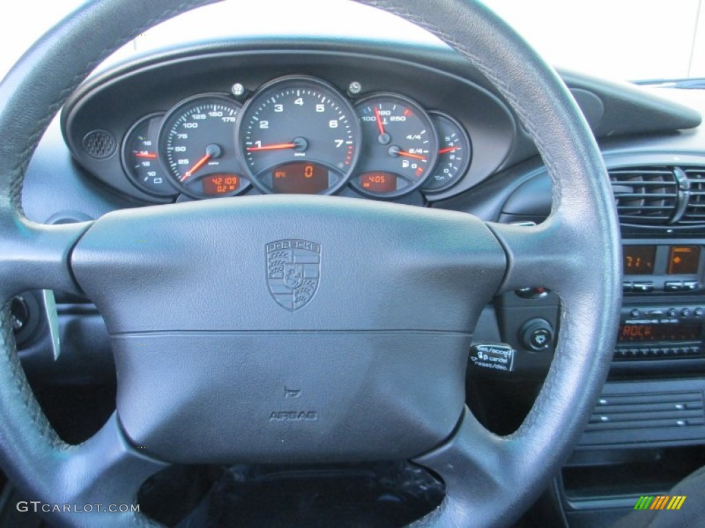 2000 911 Carrera Coupe - Mirage Metallic / Black photo #22