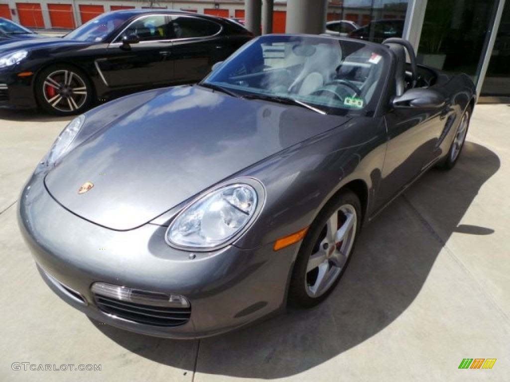 2007 Boxster S - Meteor Grey Metallic / Sand Beige photo #3