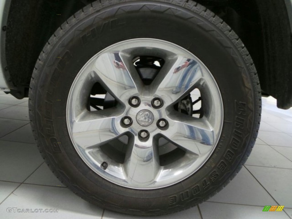 2013 1500 Big Horn Quad Cab 4x4 - Bright Silver Metallic / Black/Diesel Gray photo #10