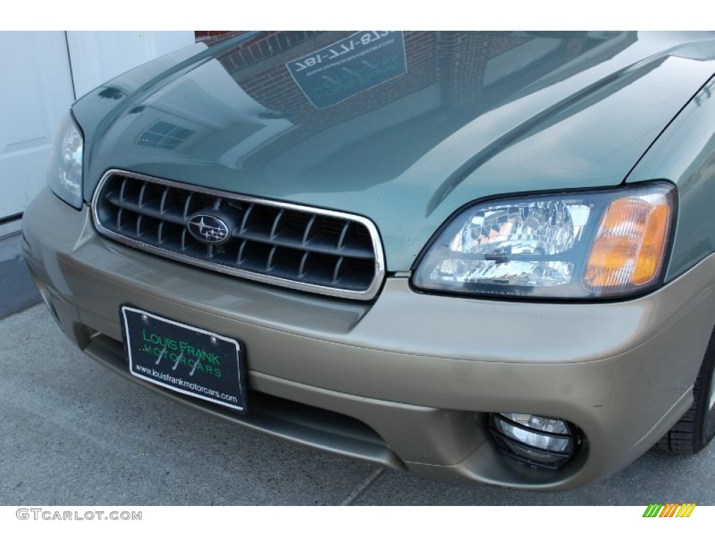 2004 Outback Wagon - Seamist Green Pearl / Beige photo #23