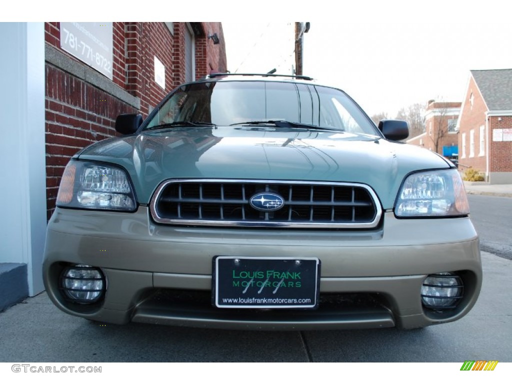 2004 Outback Wagon - Seamist Green Pearl / Beige photo #24