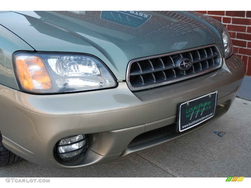 2004 Outback Wagon - Seamist Green Pearl / Beige photo #25
