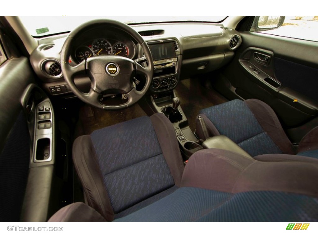 2002 Impreza WRX Sedan - Midnight Black Pearl / Black photo #13
