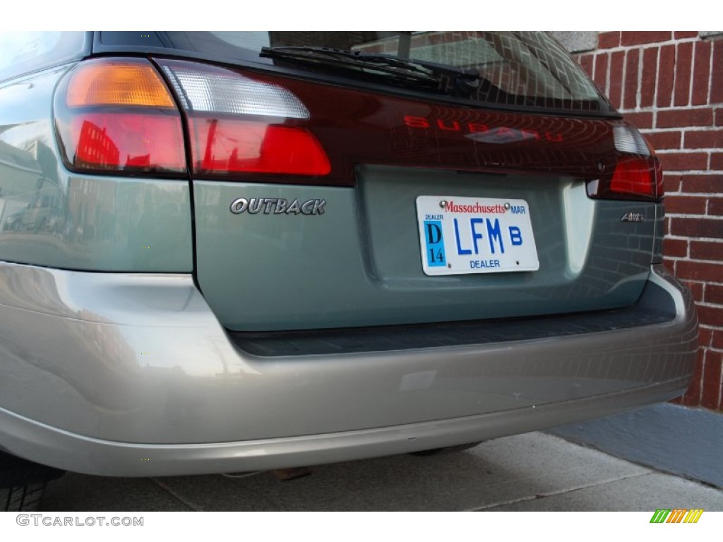 2004 Outback Wagon - Seamist Green Pearl / Beige photo #28