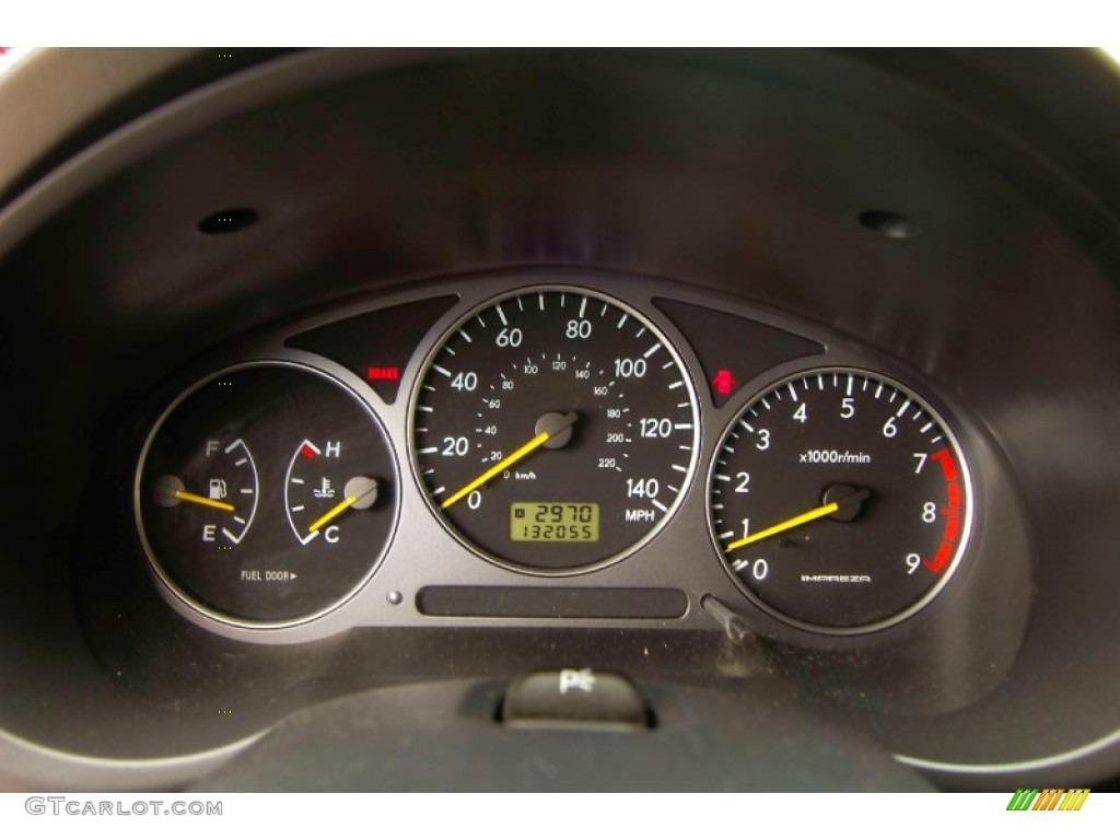 2002 Impreza WRX Sedan - Midnight Black Pearl / Black photo #18