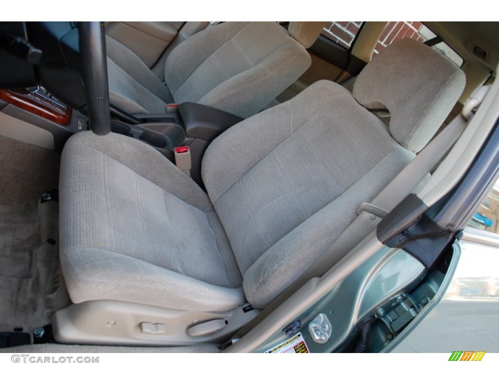 2004 Outback Wagon - Seamist Green Pearl / Beige photo #42