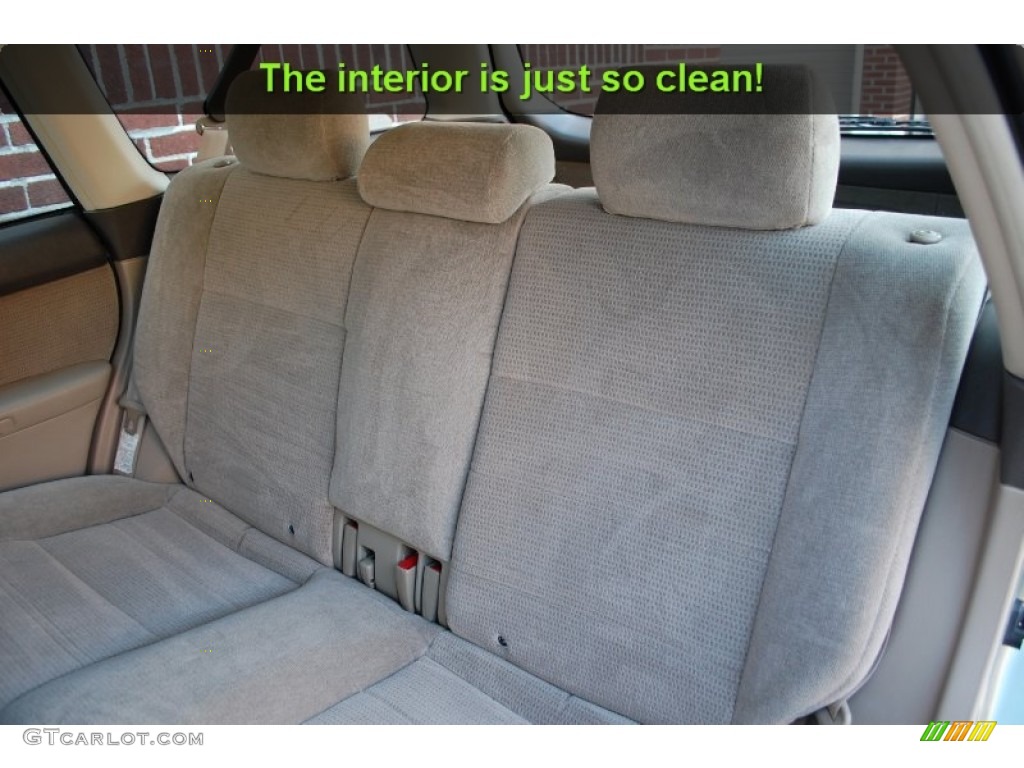 2004 Outback Wagon - Seamist Green Pearl / Beige photo #48