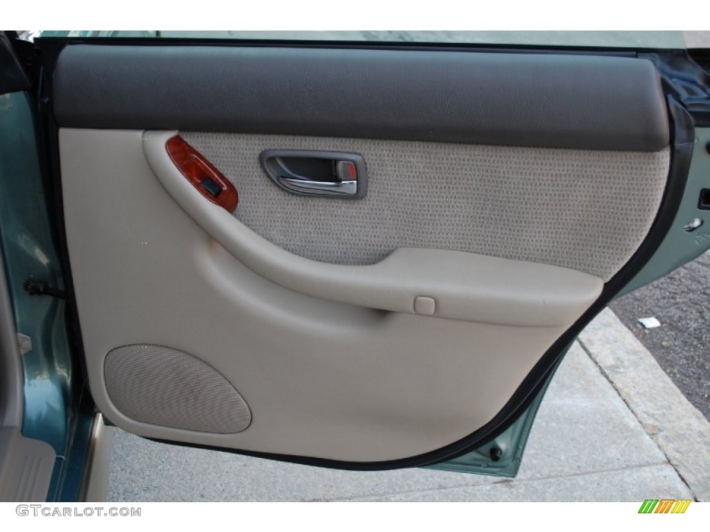 2004 Outback Wagon - Seamist Green Pearl / Beige photo #64