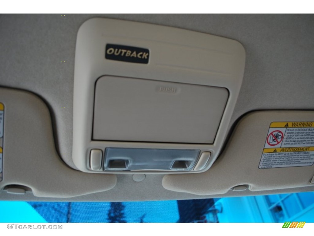 2004 Outback Wagon - Seamist Green Pearl / Beige photo #65