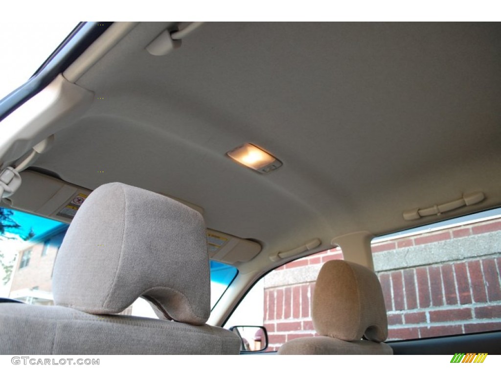 2004 Outback Wagon - Seamist Green Pearl / Beige photo #68