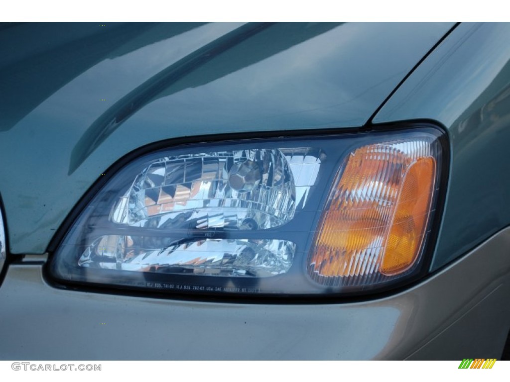 2004 Outback Wagon - Seamist Green Pearl / Beige photo #79