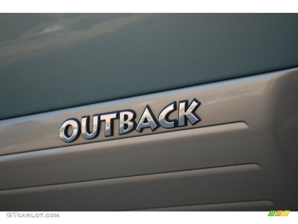 2004 Outback Wagon - Seamist Green Pearl / Beige photo #88