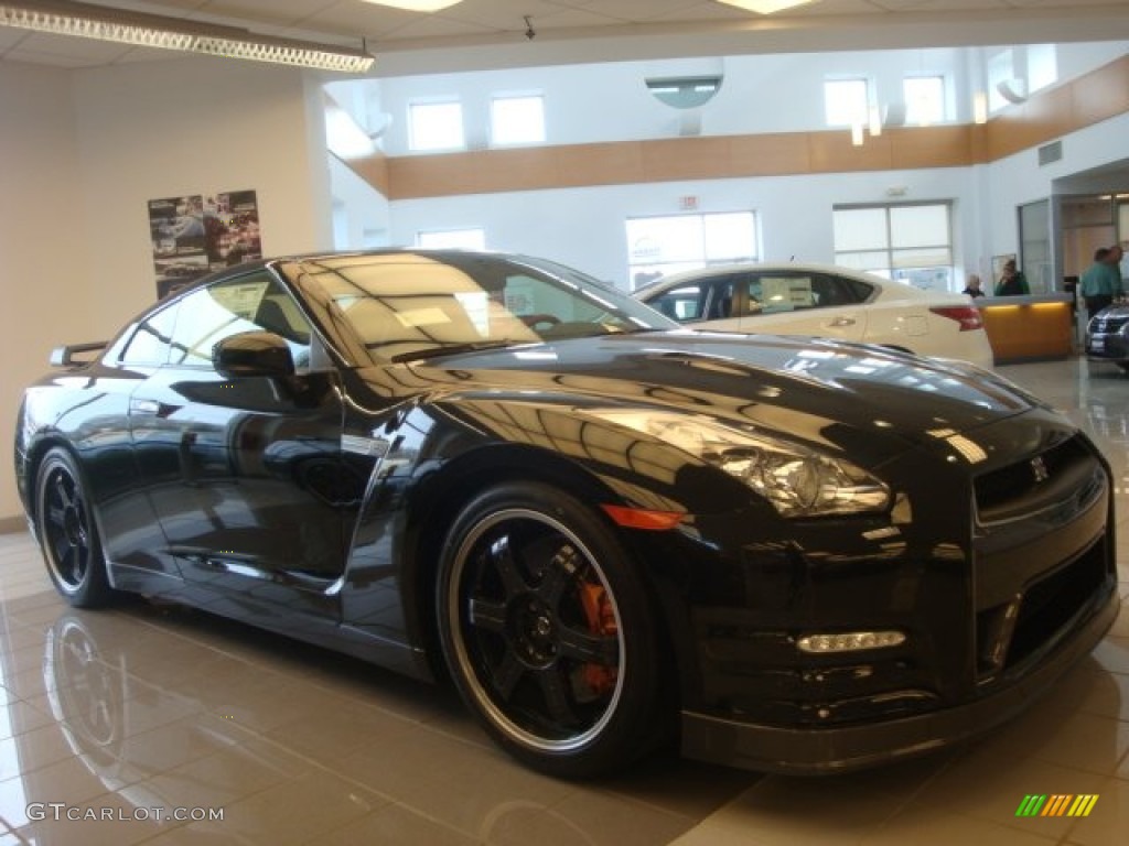 Jet Black 2014 Nissan GT-R Black Edition Exterior Photo #91518547