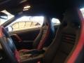 2014 Nissan GT-R Black Edition Black/Red Interior Front Seat Photo