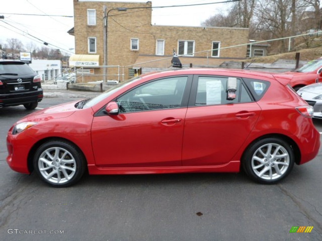Velocity Red Mica 2012 Mazda MAZDA3 s Touring 5 Door Exterior Photo #91519166