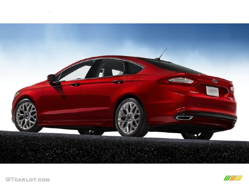 2014 Fusion SE - Ruby Red / Charcoal Black photo #17