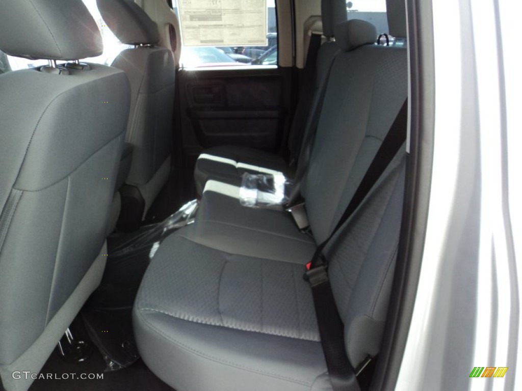 2014 1500 Express Quad Cab 4x4 - Bright Silver Metallic / Black/Diesel Gray photo #8
