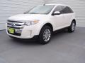 2013 White Platinum Tri-Coat Ford Edge Limited  photo #7