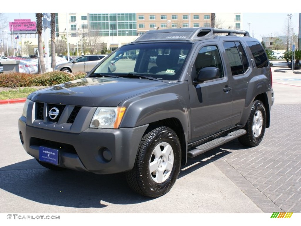 2008 Xterra SE - Night Armor Dark Gray / Steel/Graphite photo #2