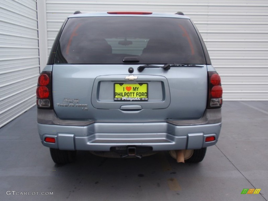 2006 TrailBlazer LS - Silver Blue Metallic / Light Cashmere/Ebony photo #5