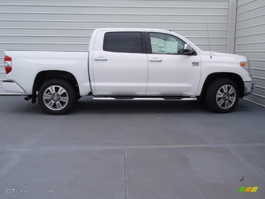 2014 Tundra 1794 Edition Crewmax 4x4 - Super White / 1794 Edition Premium Brown photo #3