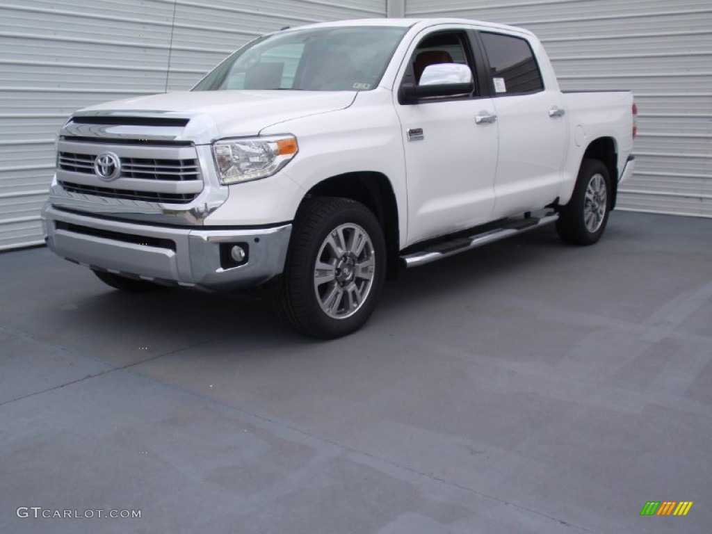 2014 Tundra 1794 Edition Crewmax 4x4 - Super White / 1794 Edition Premium Brown photo #7