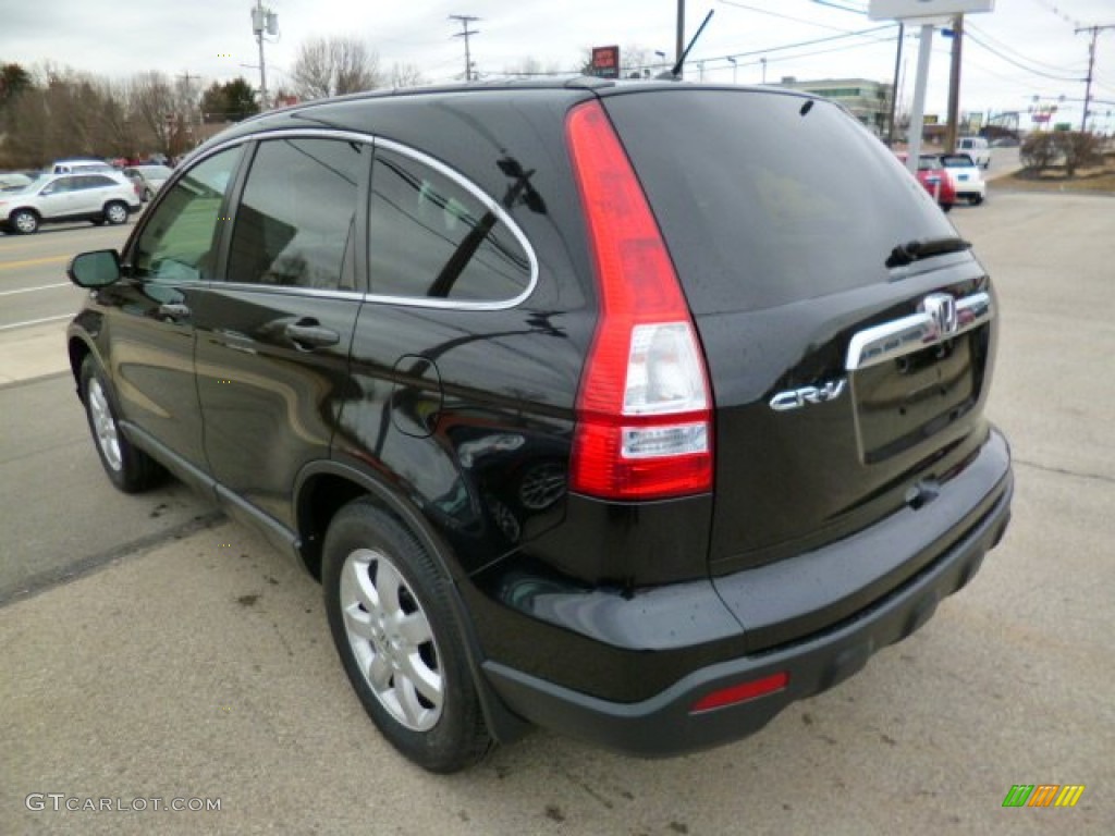 2008 CR-V EX 4WD - Nighthawk Black Pearl / Black photo #4