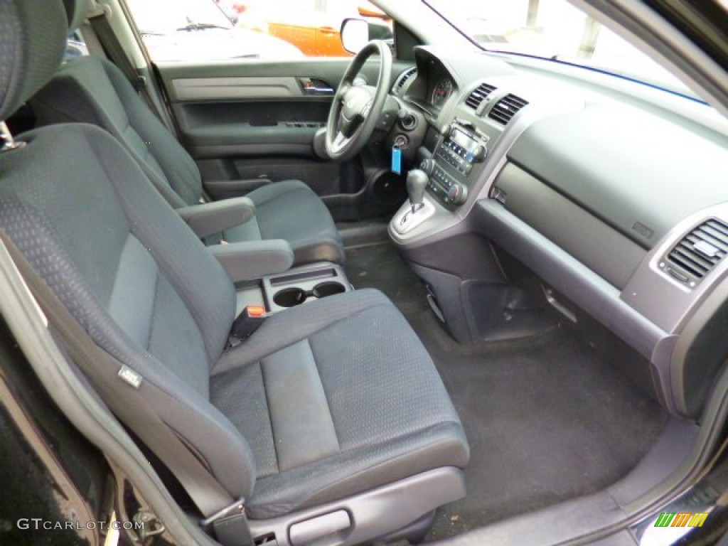 2008 CR-V EX 4WD - Nighthawk Black Pearl / Black photo #9