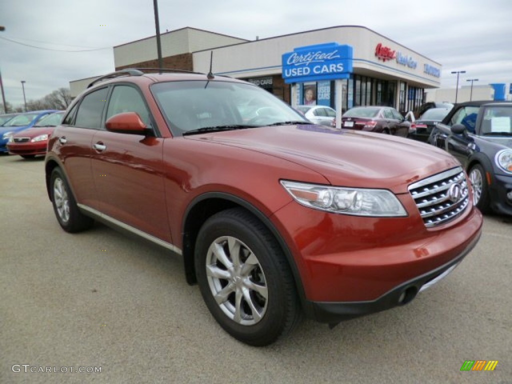 2007 FX 35 AWD - Autumn Copper Metallic / Graphite photo #1