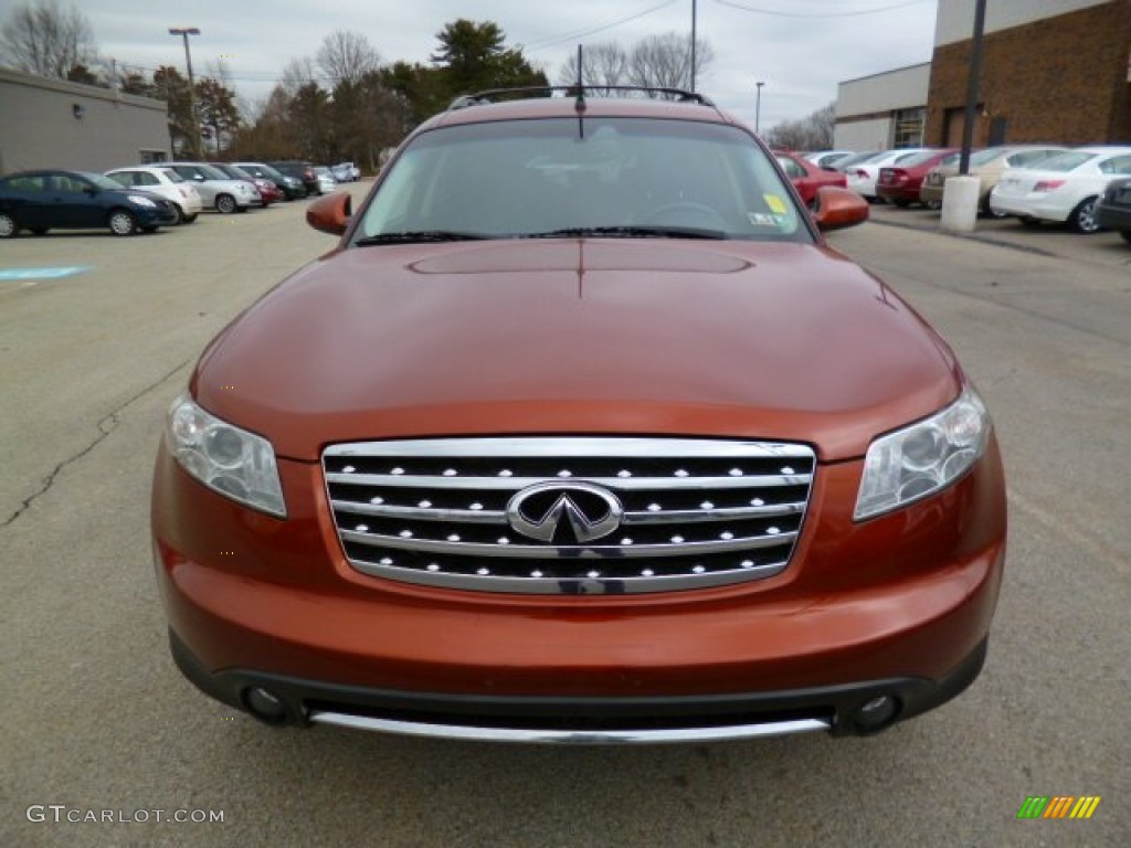 2007 FX 35 AWD - Autumn Copper Metallic / Graphite photo #2