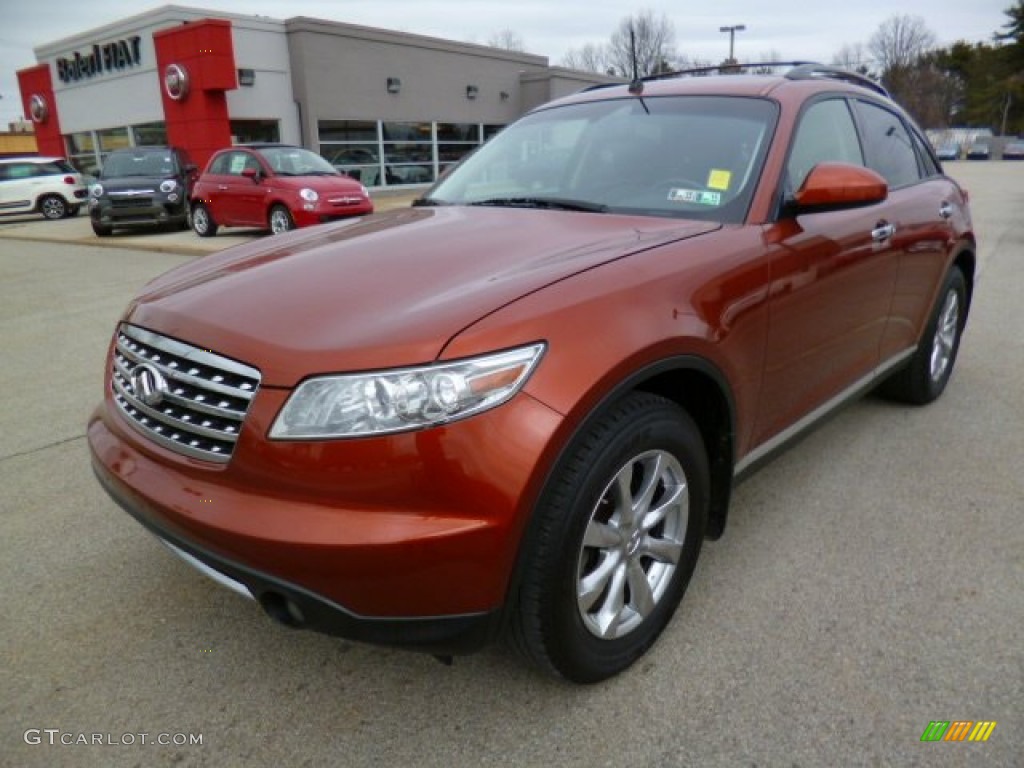 2007 FX 35 AWD - Autumn Copper Metallic / Graphite photo #3