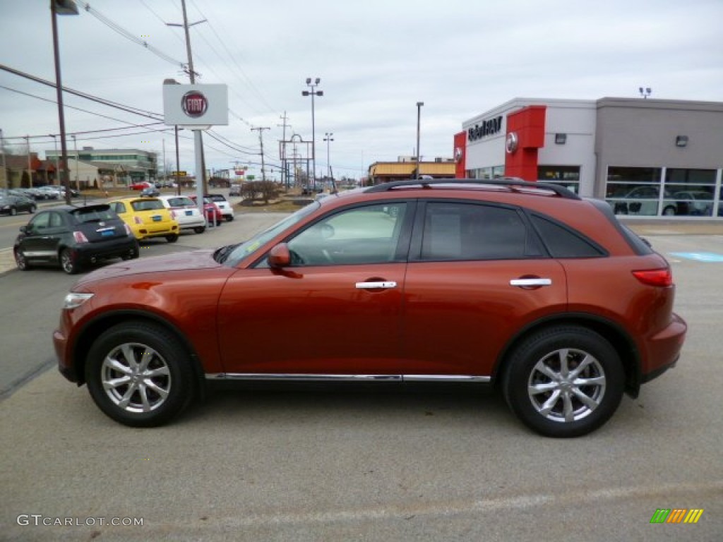 2007 FX 35 AWD - Autumn Copper Metallic / Graphite photo #4