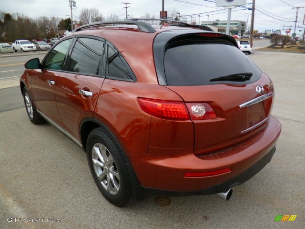 2007 FX 35 AWD - Autumn Copper Metallic / Graphite photo #5