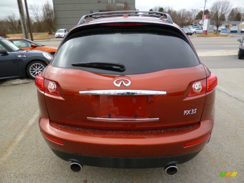 2007 FX 35 AWD - Autumn Copper Metallic / Graphite photo #6