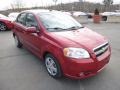 2010 Sport Red Chevrolet Aveo LT Sedan  photo #7