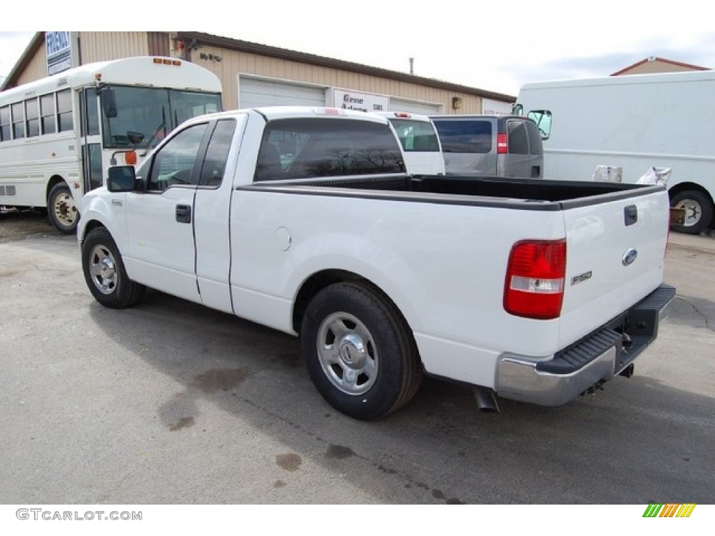 2006 F150 XLT Regular Cab - Oxford White / Flint photo #3