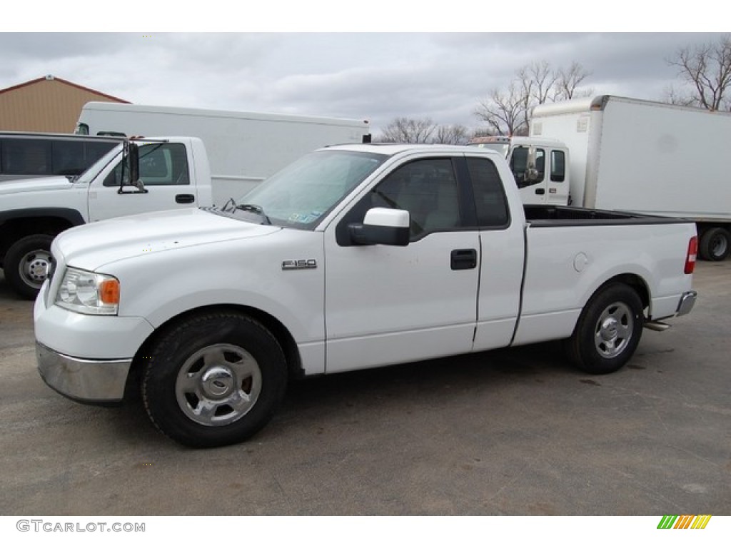 2006 F150 XLT Regular Cab - Oxford White / Flint photo #7