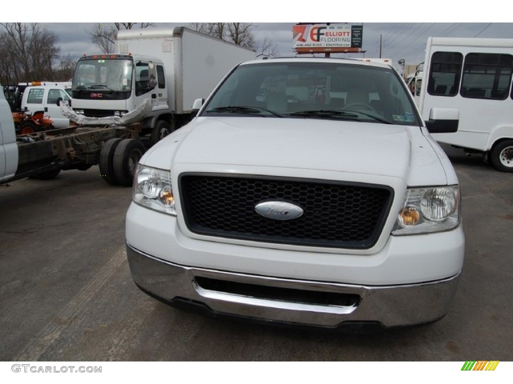 2006 F150 XLT Regular Cab - Oxford White / Flint photo #8
