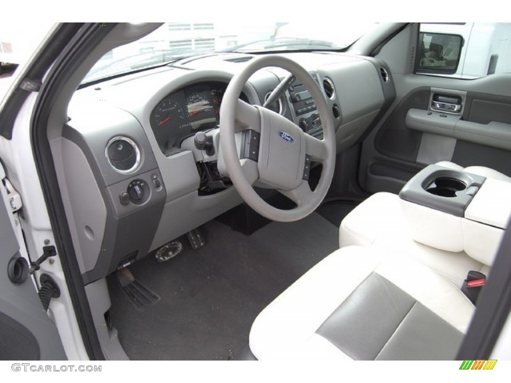 2006 F150 XLT Regular Cab - Oxford White / Flint photo #14