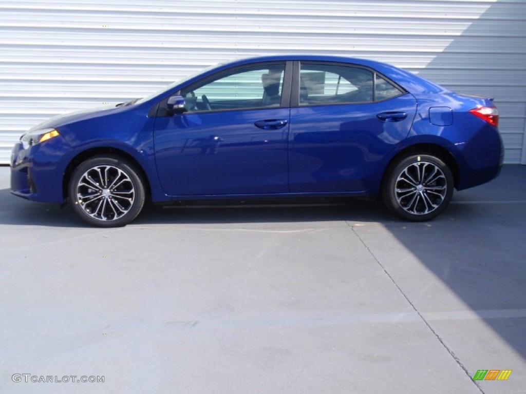 Blue Crush Metallic 2014 Toyota Corolla S Exterior Photo #91537340