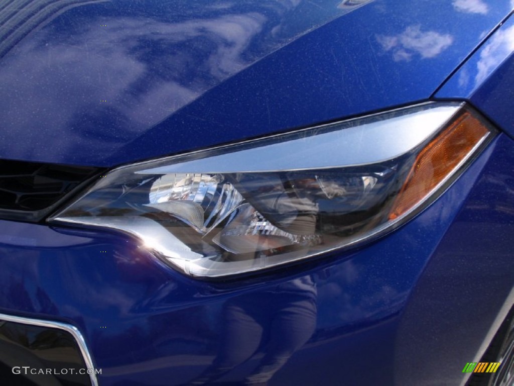 2014 Corolla S - Blue Crush Metallic / Black photo #9